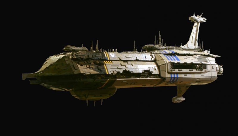 Illustration for article titled Lego Master Completes 30-Pound Star Wars Starship Model
